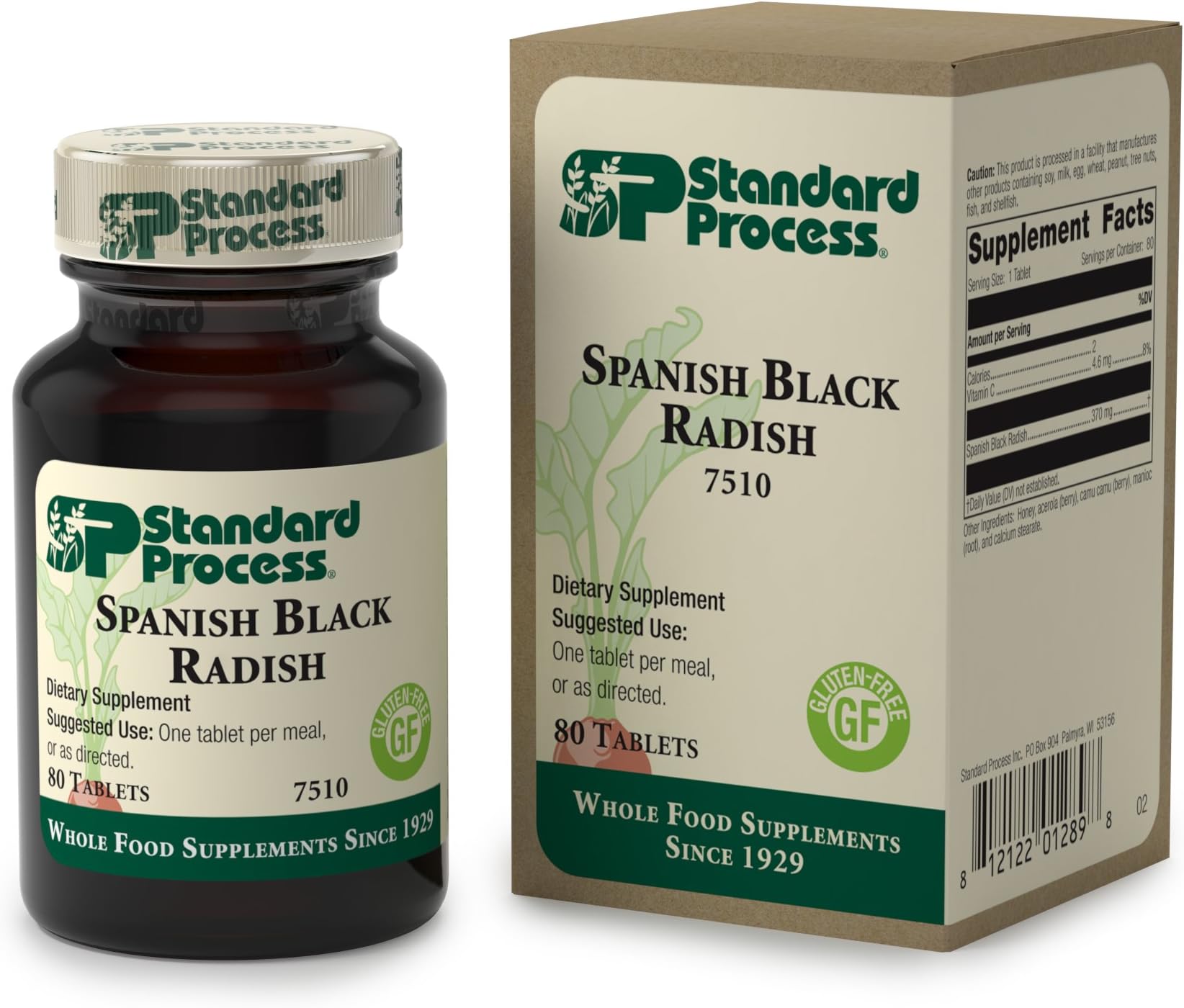 Standard Process Spanish Black Radish Whole Food Detox