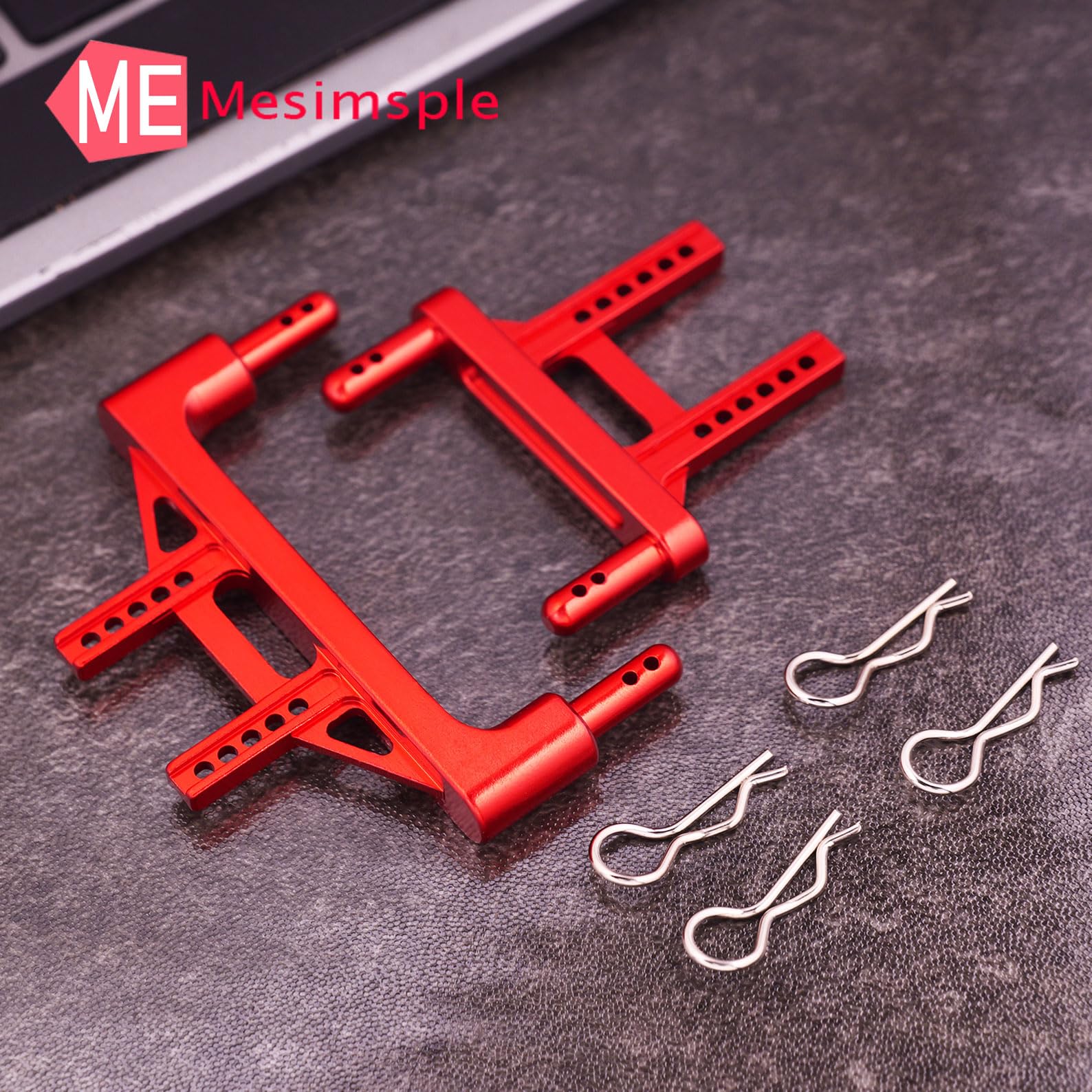 Mesimsple Alum Body Post Mount Clips for SCY JJRC 1/16 Q130 Series Upgrades Part