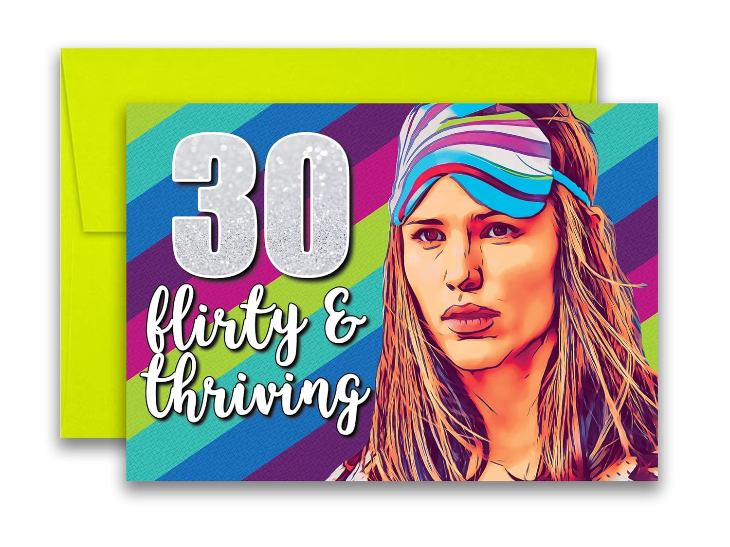 13 Going on 30 Thirtieth 30th Birthday Card Jennifer Garner Inspired Birthday Card 5x7 inches w/Envelope Thumbnail