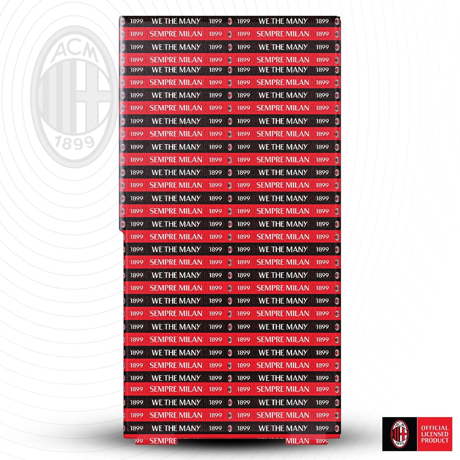 Head Case Designs Officially Licensed AC Milan Milan 1899 Art Game Console Wrap Case Cover Compatible With Xbox Series X