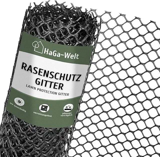 Grille de protection pour gazon et composteur - 1,3m de large, plastique robuste