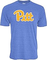 Vista 5 de Blue 84 NCAA - Camiseta de triple mezcla con licencia oficial de la NCAA para hombre, color del equipo icono vintage