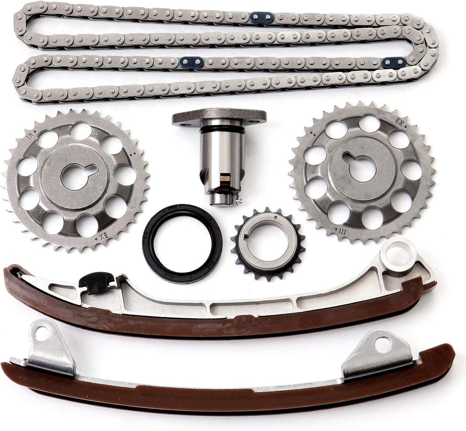 OCPTY Timing Chain Kit for Pontiac for Toyota Vibe Corolla Matrix Celica 1.8L