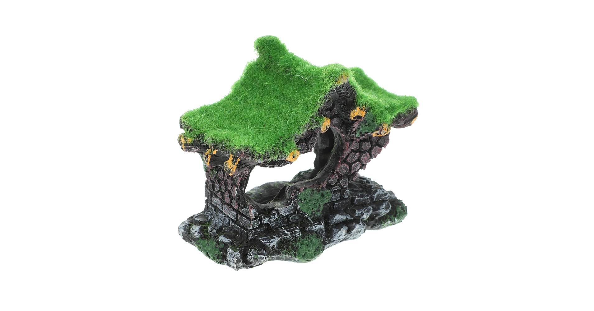 Amazon.co.jp: BCOATH 水族館装飾用樹脂製苔藓風景隠れ家 魚とエビの