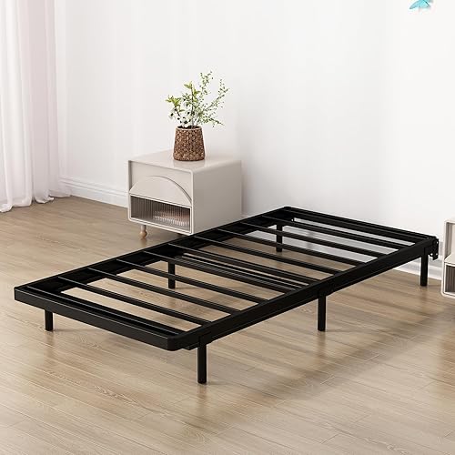 Miniatura 2 de Upcanso Base de cama con somier individual XL de 2 pulgadas, base de colchón de metal de perfil bajo XL de 2 pulgadas, capacidad máxima de peso de