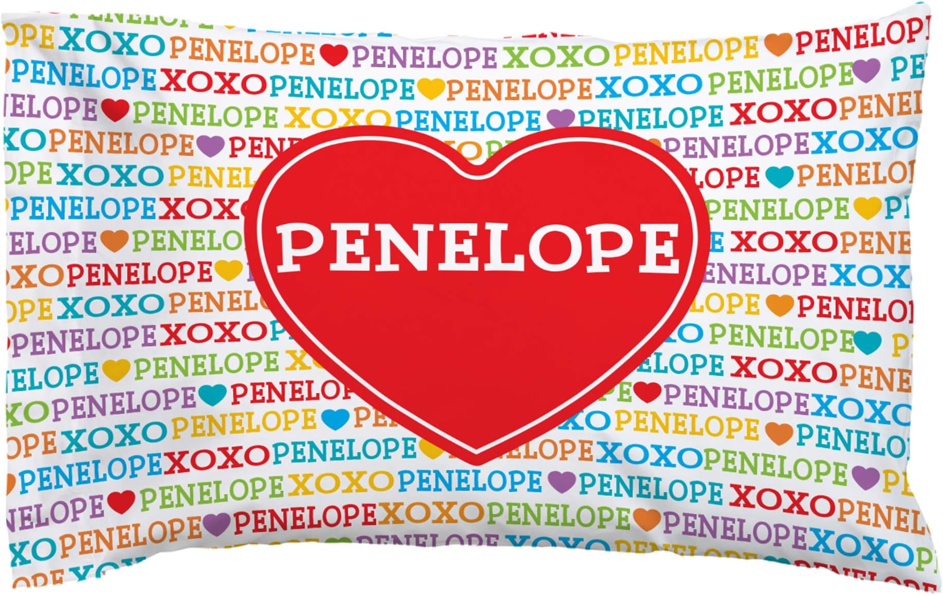 Let's Make Memories Personalized Pillowcase - Custom Case for Standard Size Pillow - Personalize with Their Name - 30" W x 20" H - You Have My Heart - Microfiber