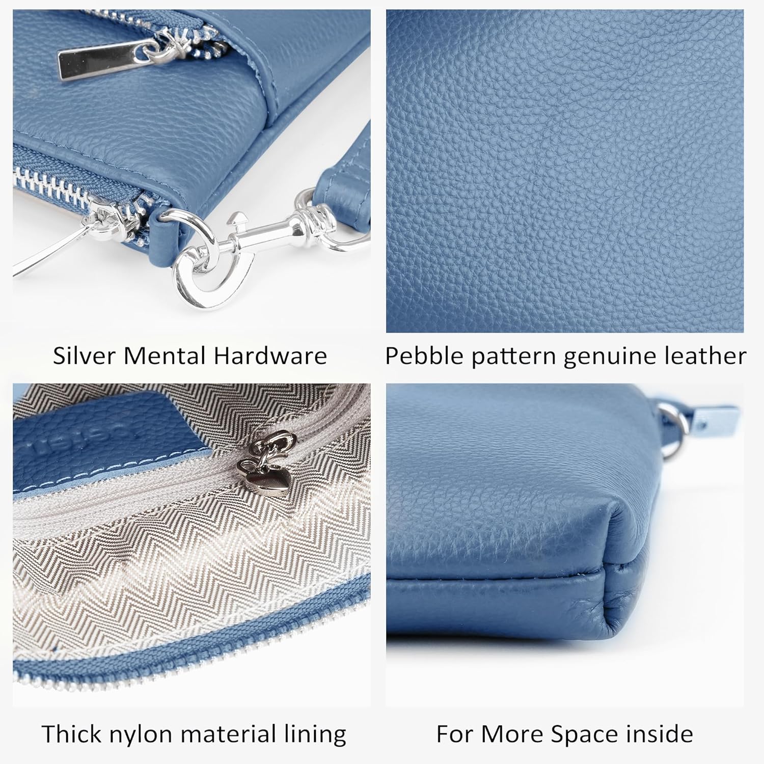 befen Genuine Leather Small Crossbody Purses for Women Travel Cross Body Bags Lightweight with Adjustable Shoulder Strap - Image 5