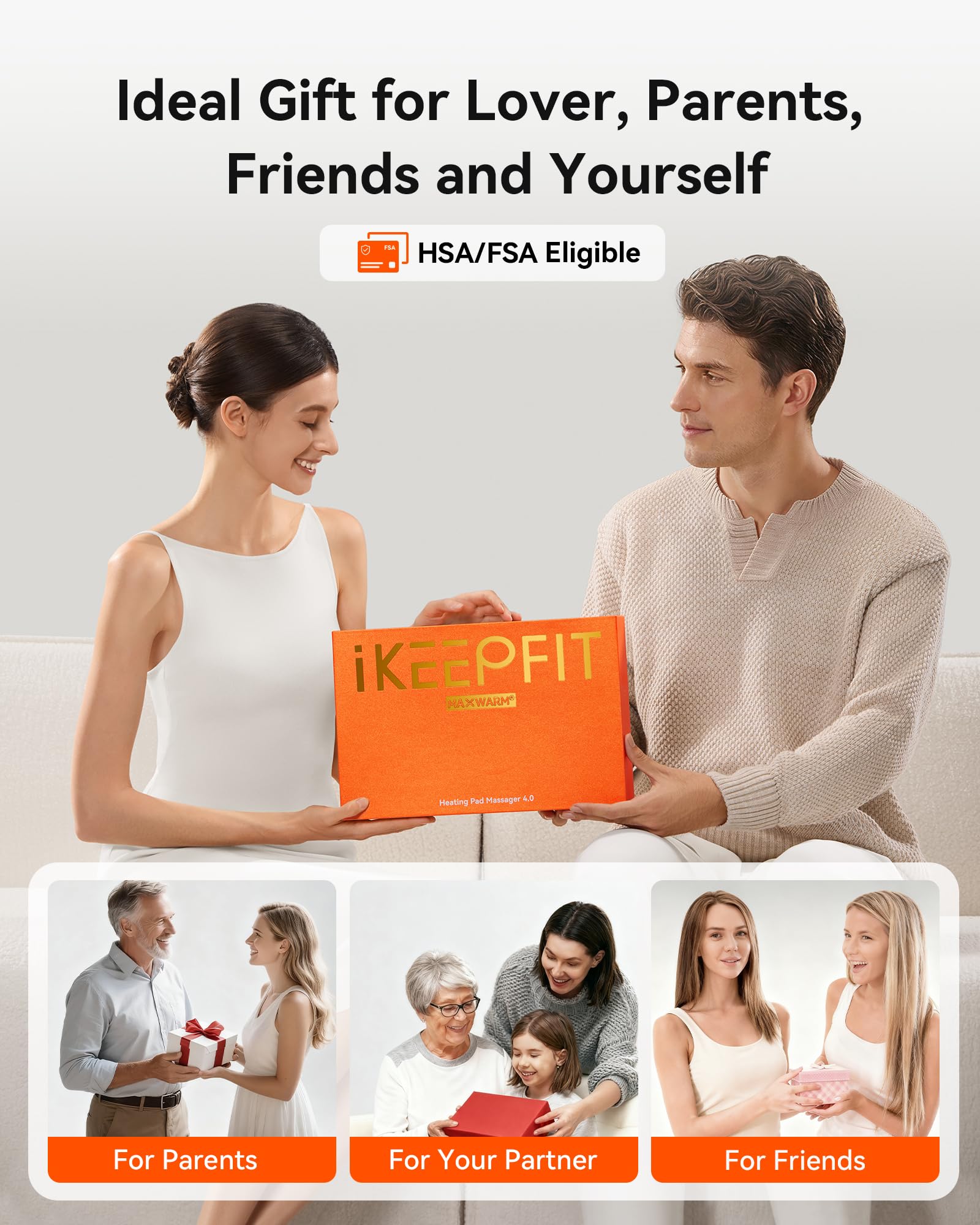 IKEEPFIT Back Massager for Pain Relief Deep Tissue, FSA Eligible HSA — Amazon image 9