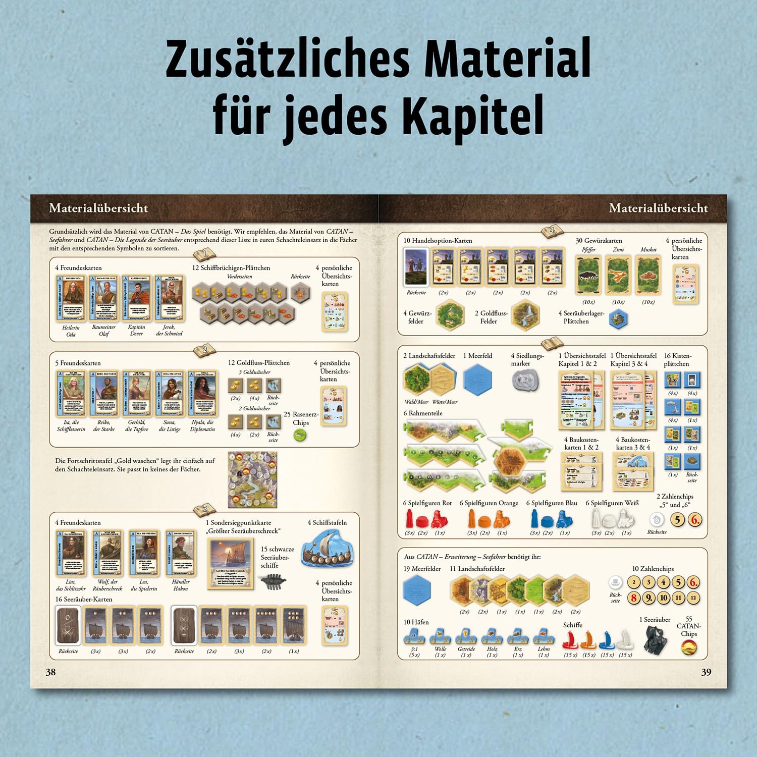 KOSMOS Catan - Szenarien für Seefahrer - Die Legende der Seeräuber | Erweiterung zur Erweiterung "Seefahrer", für 3-4 Personen ab 10 Jahre, Siedler von Catan