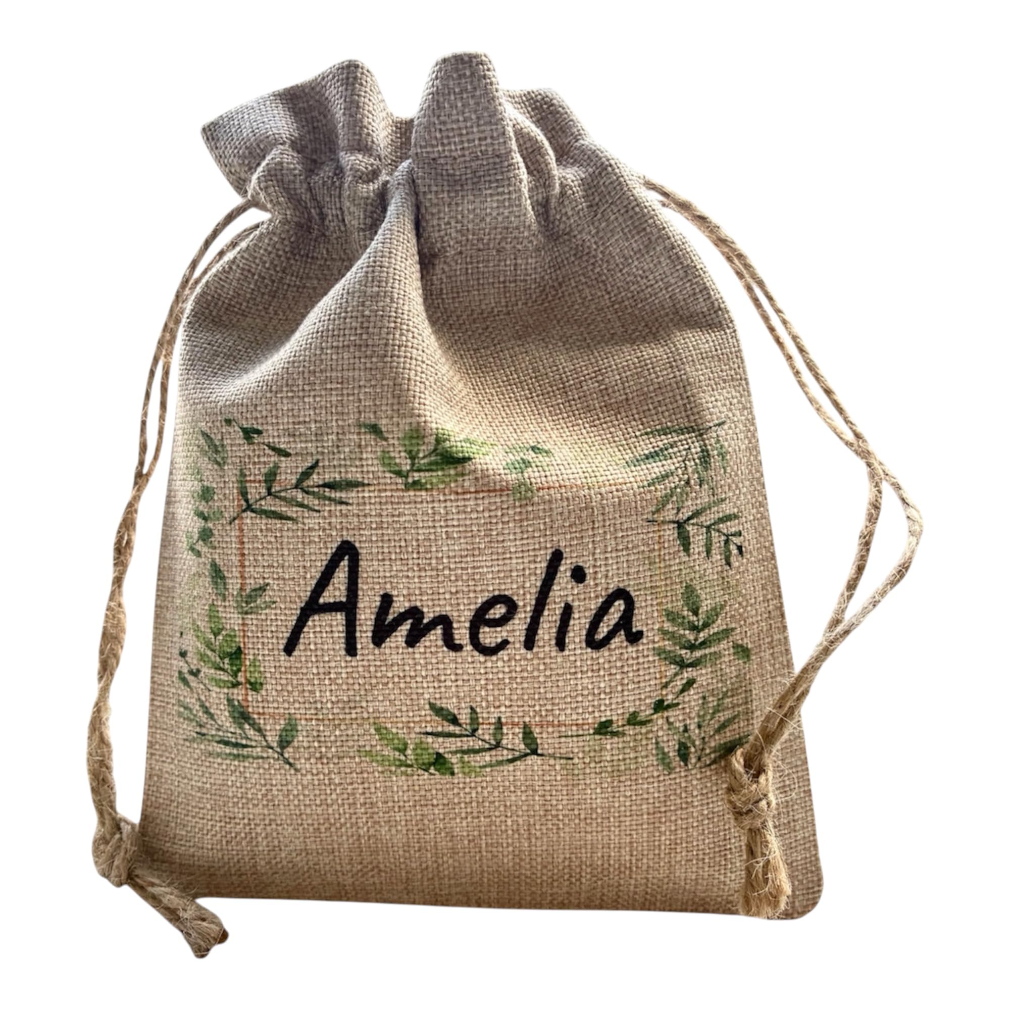 Ava Graceful Designs Personalised Children's Wedding Activity Bag - Kids Activity Pack - Wedding Favours - Eucalyptus Design