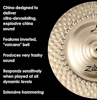 Avedis ZILDJIAN Aジルジャン ウルトラハンマードチャイナ 21 Zildjian A Zildjianシリーズ チャイナシンバル21