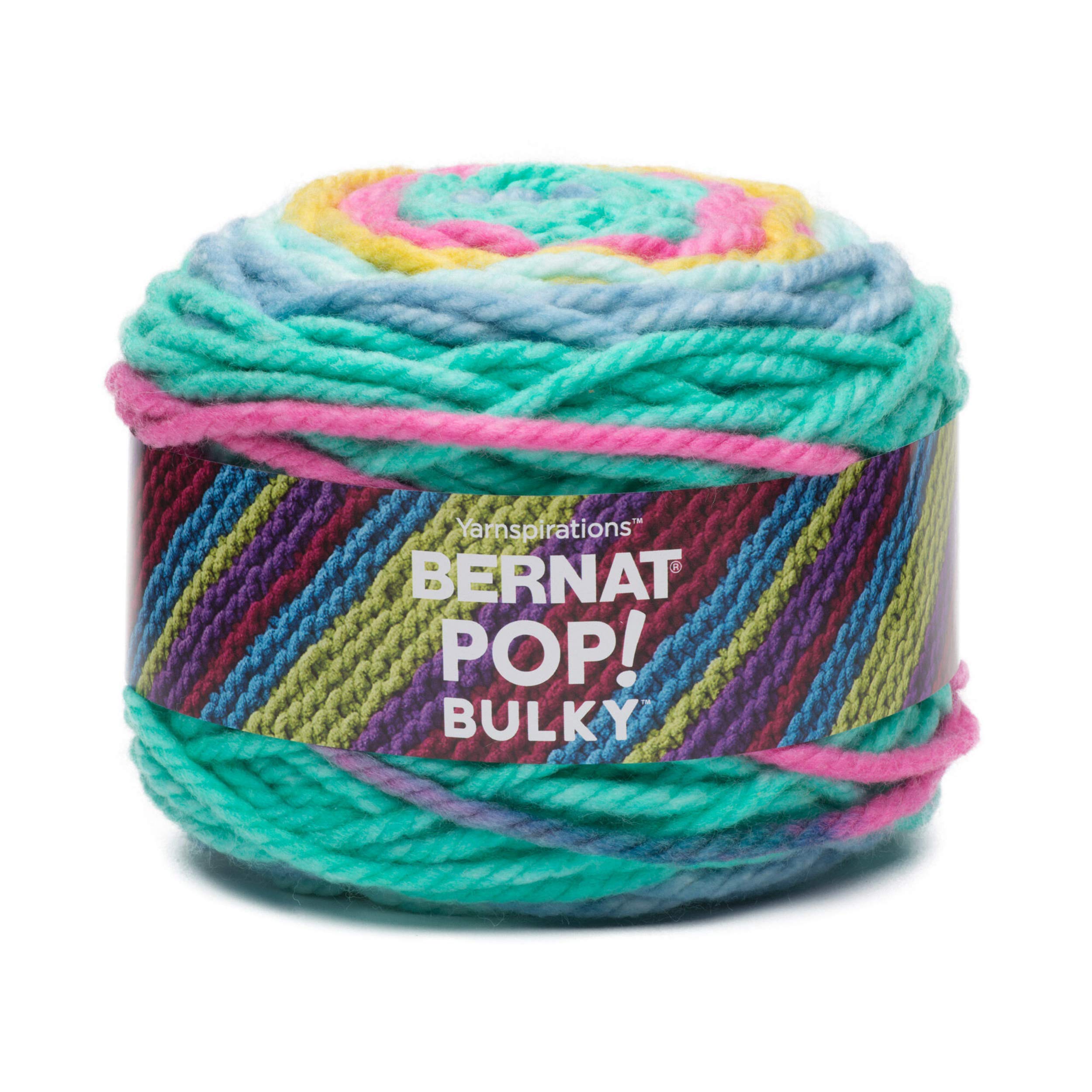 Spinrite Bernat Bulky Yarn, Omni Pop (Pack of 2)