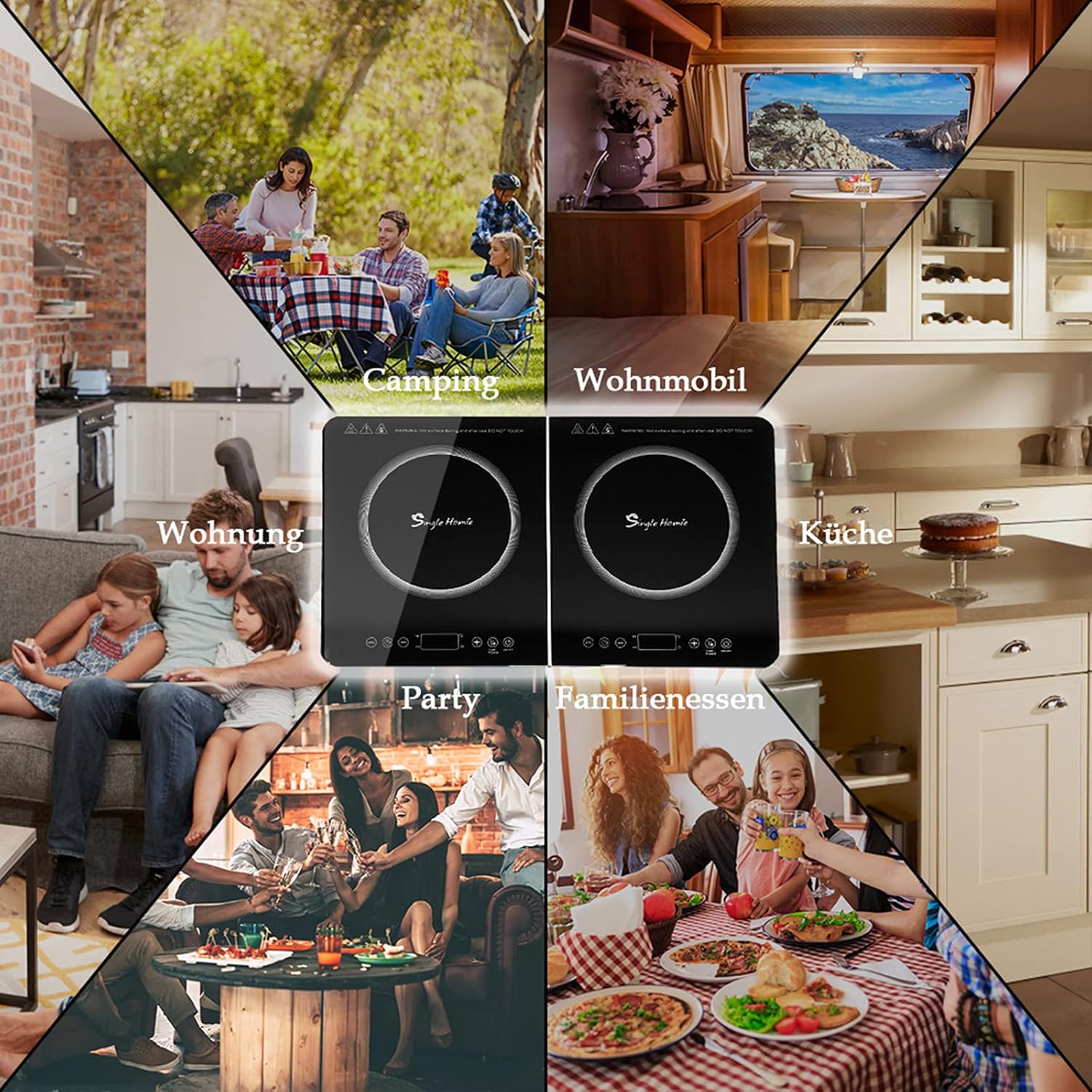 Piastra a induzione,piano cottura a doppia induzione,fornello a induzione portatile, pannello in vetro ceramico con sensore touch con display a LED Sicurezza bambini Timer 3 ore,3500W Piastra a induzione,piano cottura a doppia induzione,fornello a induzione portatile, pannello in vetro ceramico con sensore touch con display a LED Sicurezza bambini Timer 3 ore,3500W