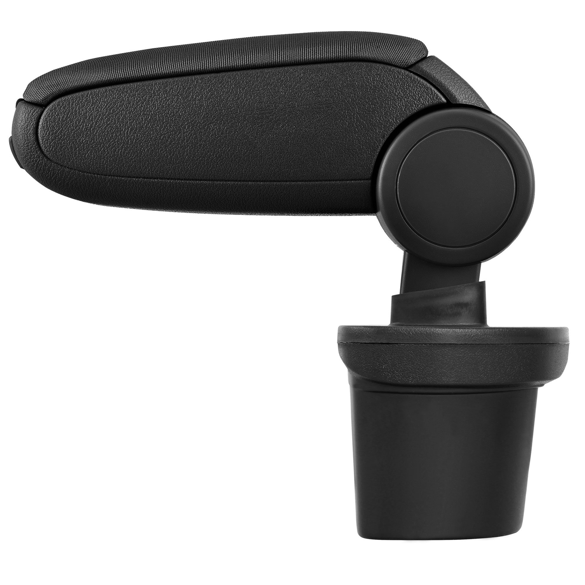 Bracciolo Centrale per Juke 1 I | Accessorio per Console Organizzatore e Poggiabraccio con Scomparto Organizzatore | Pezzo di Ricambio per Interni di Auto | Tessuto Nero