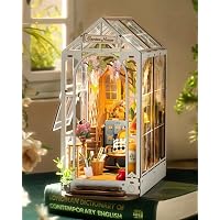 Rolife Book Nook Kit Miniature da Costruire Diy Booknook 3d Puzzle Legno con LED Luci