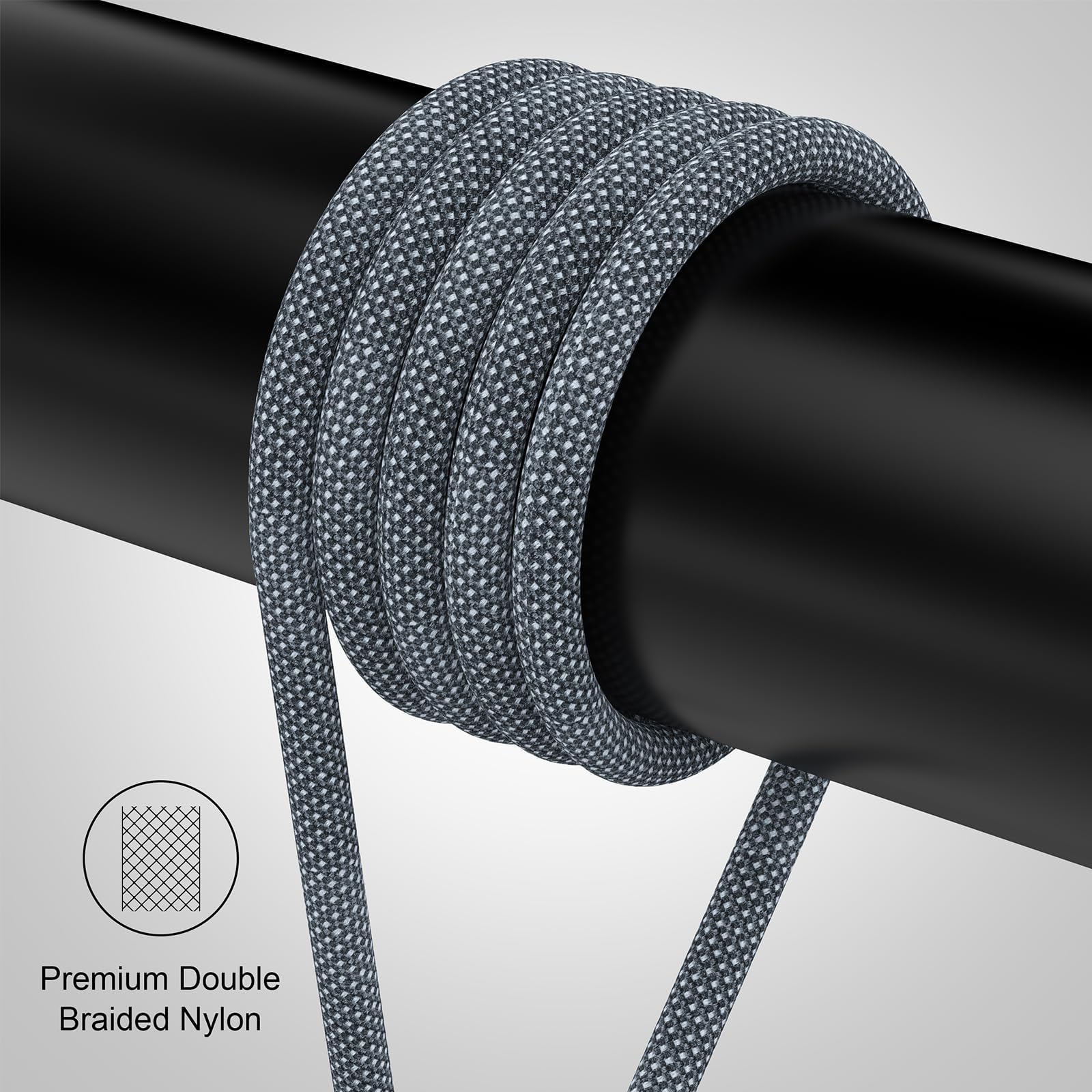 Cable de carga USB C magnético 2 en 1 de 100 W, transferencia de datos de 480 Mbps, carga rápida de 5 A para iPhone 16/15/14/13 Pro Max, MacBook Pro, iPad, Galaxy S22, Pixel (verde) 8