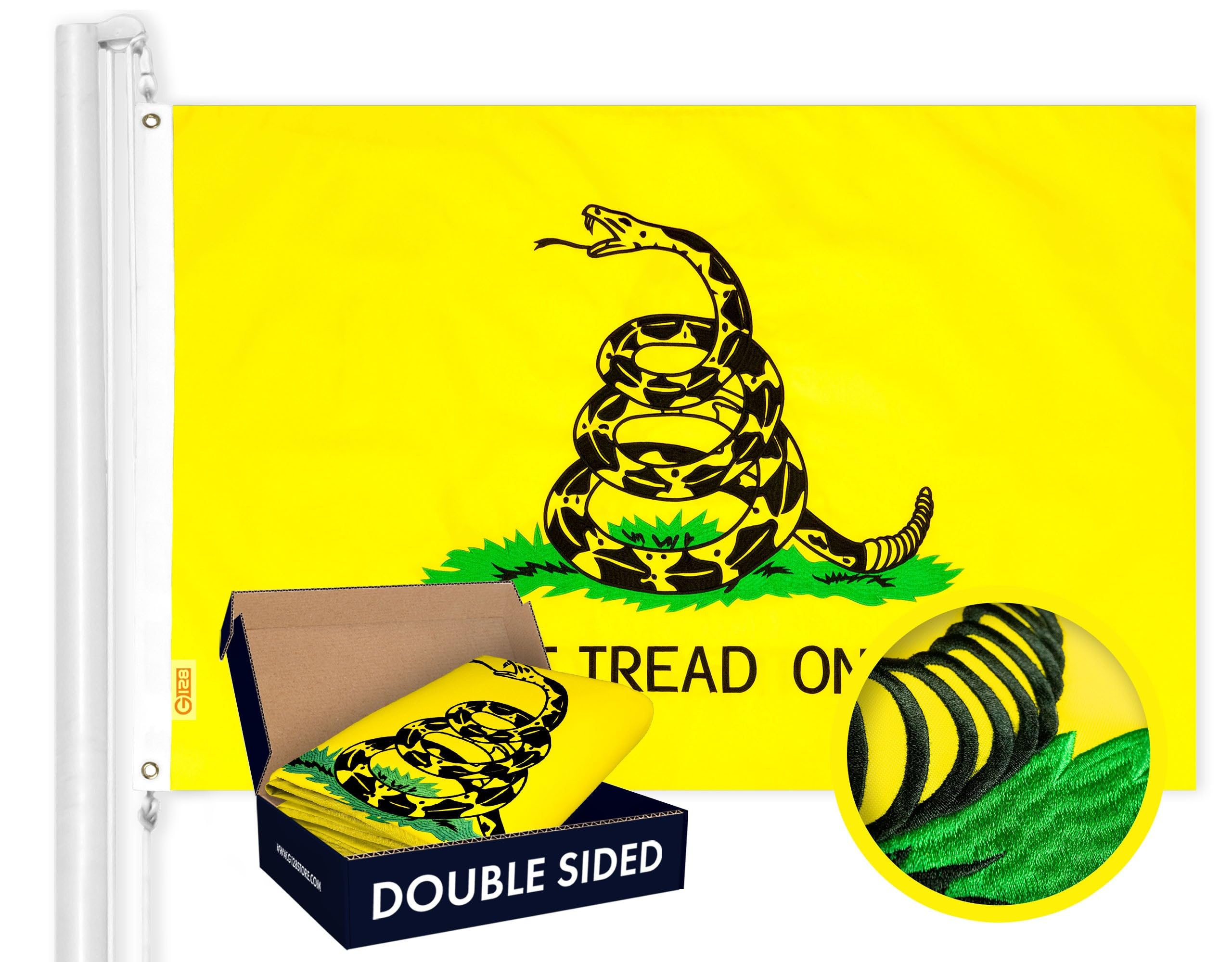 Amazon.com: G128 Gadsden Don't Tread On Me Flag | 4x6 Ft