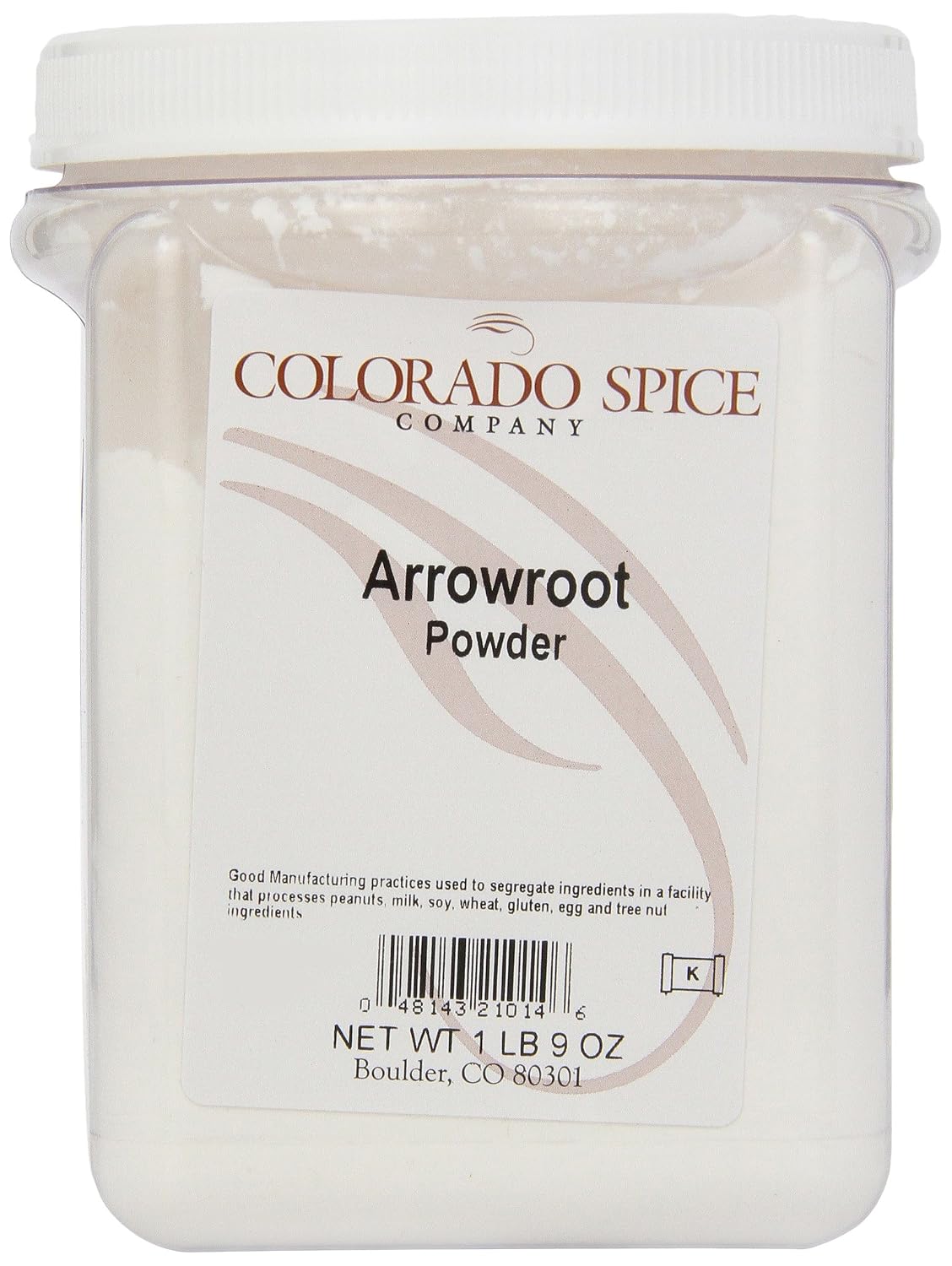 Colorado Spice Arrowroot Powder, 1 Lb 9-Ounces Jars (Pack of 2)
