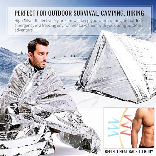 Miniatura 4 de Paquete de 26 láminas de Mylar reflectantes plateadas, hojas de aluminio para cubrir invernaderos de jardín, hojas de película Mylar de 83 x 52