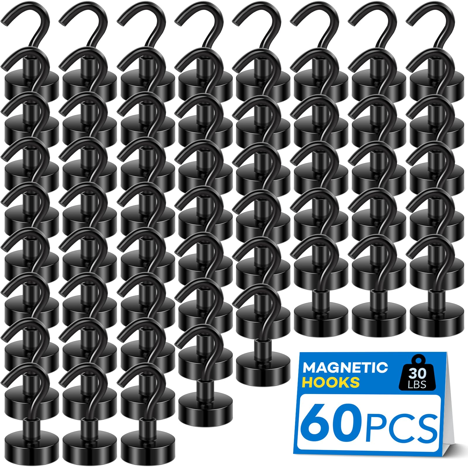 LOVIMAG Magnetic Hooks for Cruise Essentials 2026 Cabins Door 60 Pack-30LBS