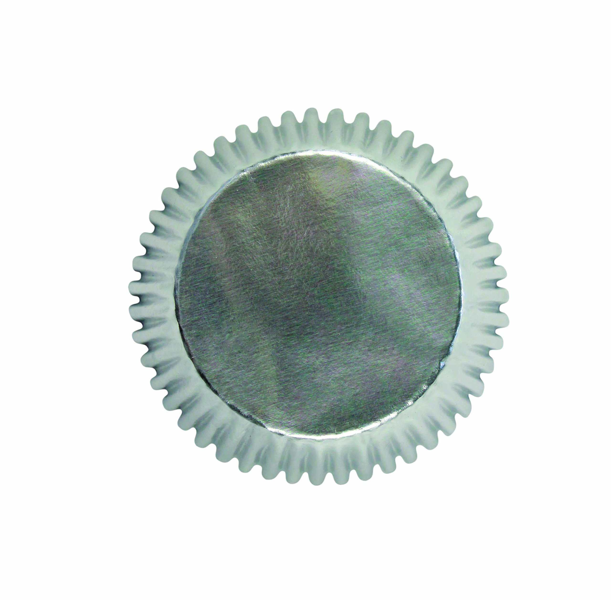 PMESilver Metallic Cupcake Liners, Standard Size