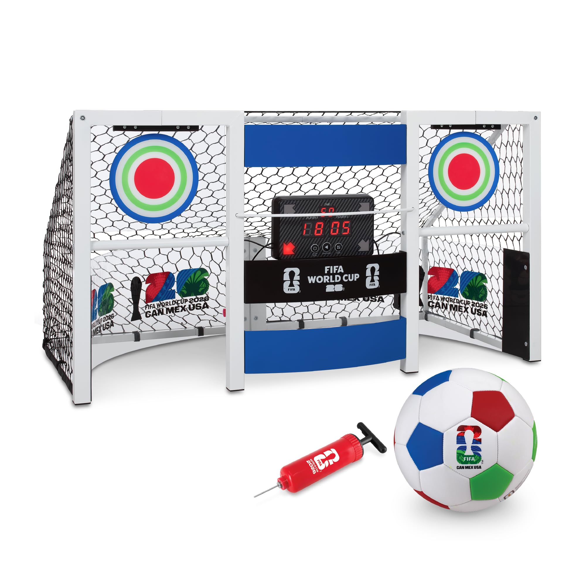 Arcade Soccer Roundabout with Electronic Scoring, Soccer Goals for Kids Aged 6 and Up