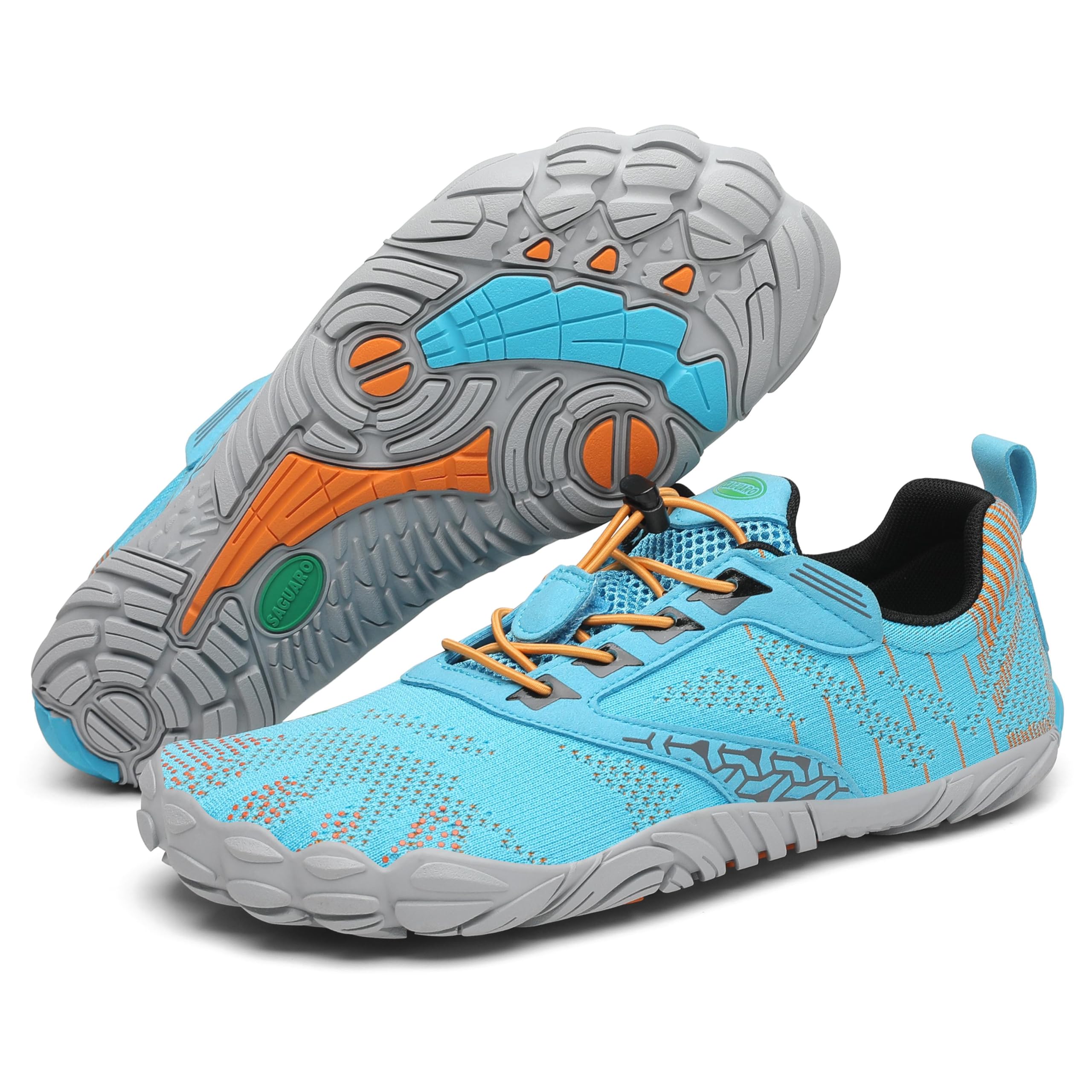 SAGUARO Unisex Barfußschuhe Leicht rutschfest Traillaufschuhe für Outdoor & Indoor