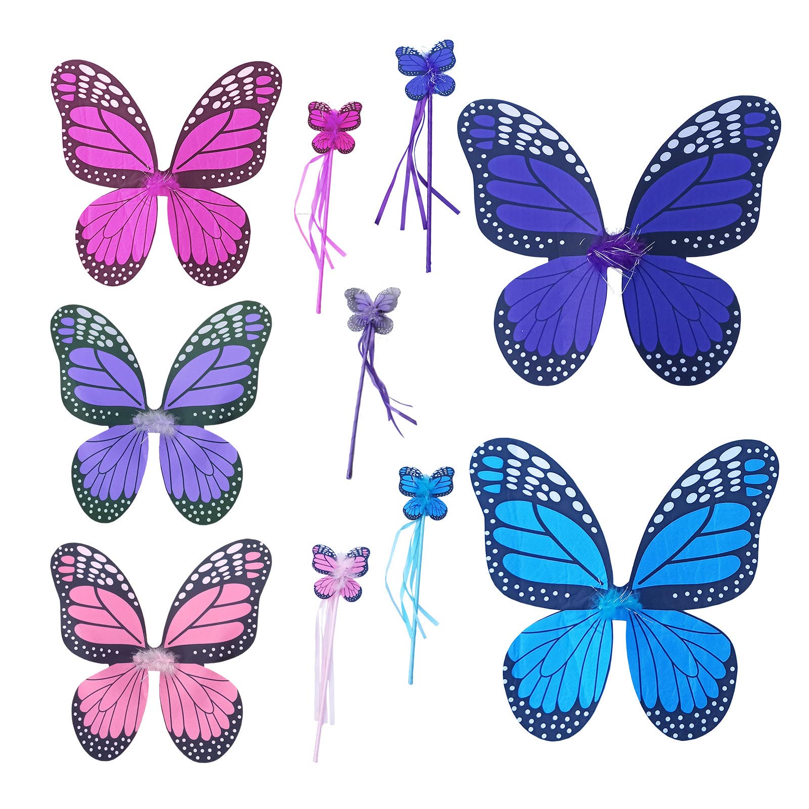 Danballto Halloween Fairy Wings for Toddler Girls Birthday Party Favor
