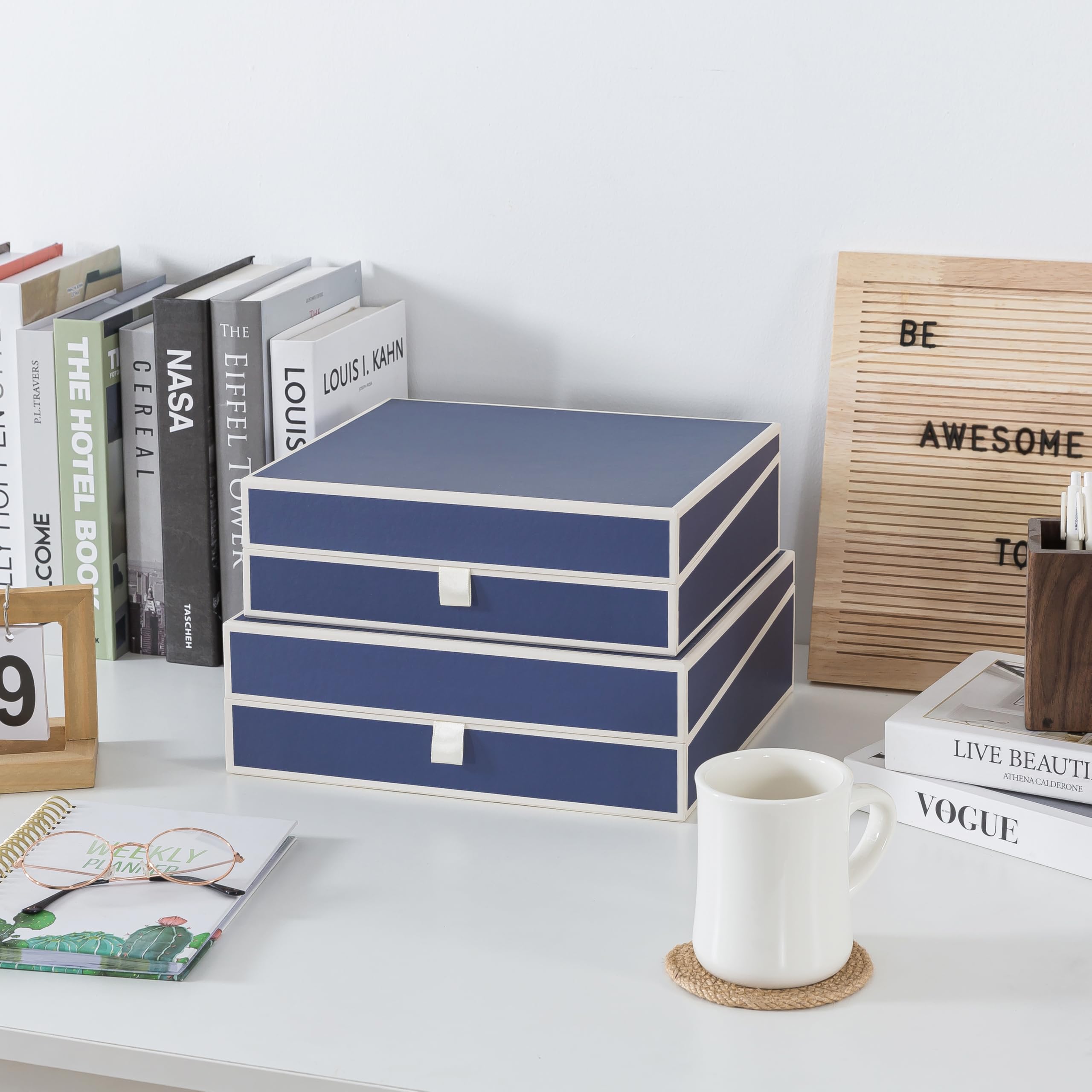 Amazon.com: Soul & Lane - Decorative Storage Boxes with Lids, Set