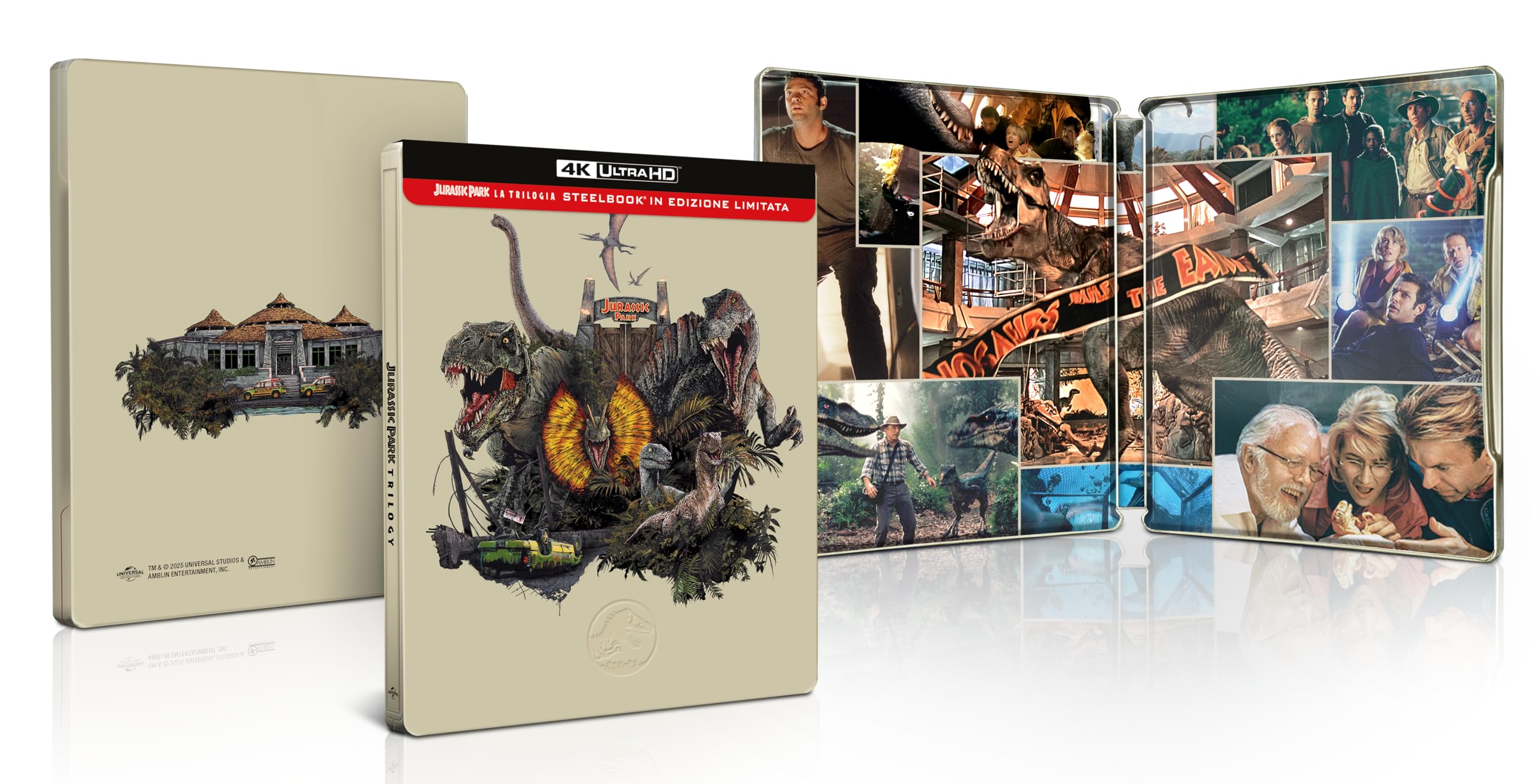 Jurassic Park Trilogy 3 4K UHD)