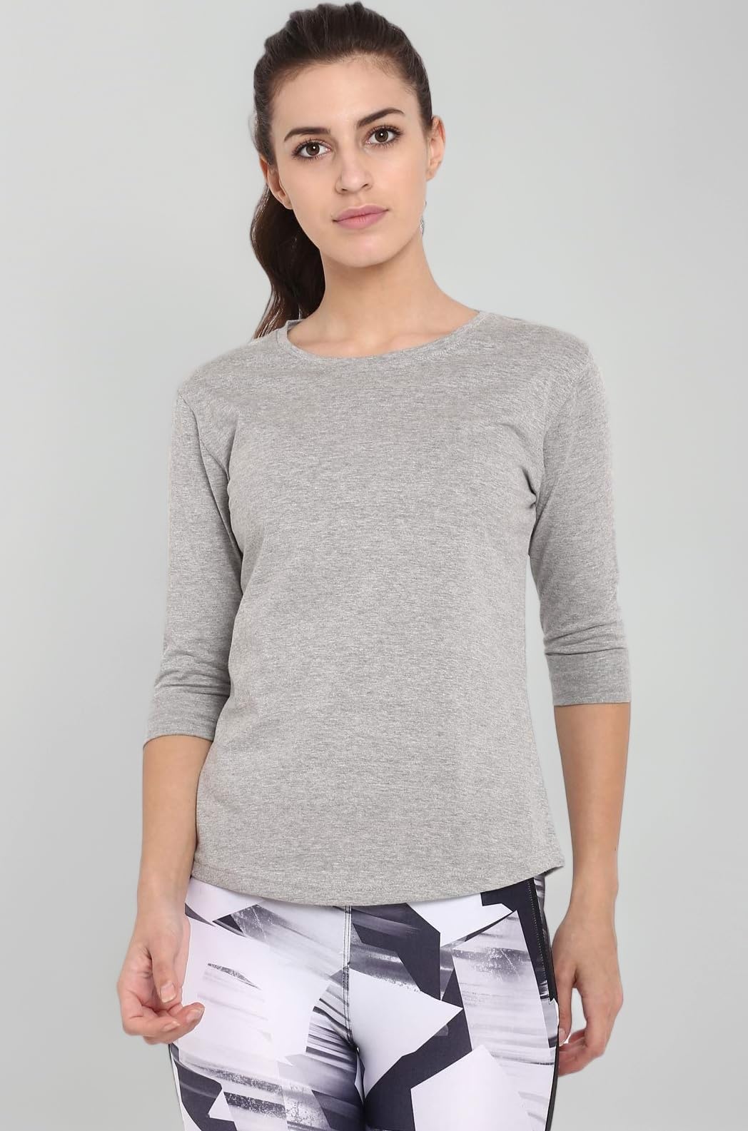 Women's 3/4 Rollover Sleeve Tshirt