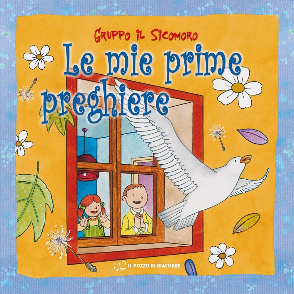 Le mie prime preghiere — libro illustrato con pagina dedica per il battesimo