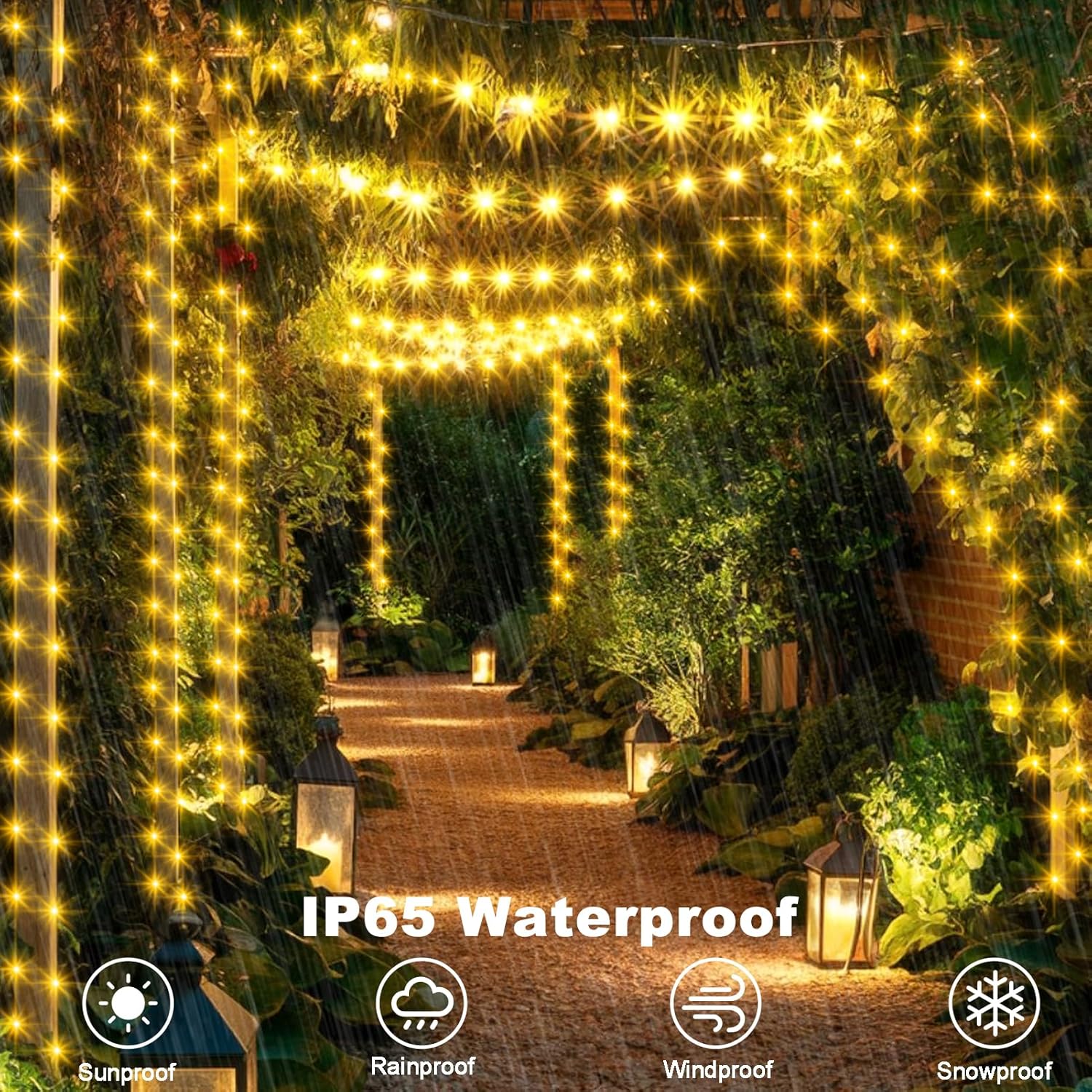 ZAIYW Battery Fairy Lights 4 Pack 16.5Ft 50 LED Fairy Lights with Remote Timer 8 Modes, Dark Green Copper Wire Waterproof Fairy String Lights for Bedroom Christmas Tree Garland Decor (Warm White) - Image 6