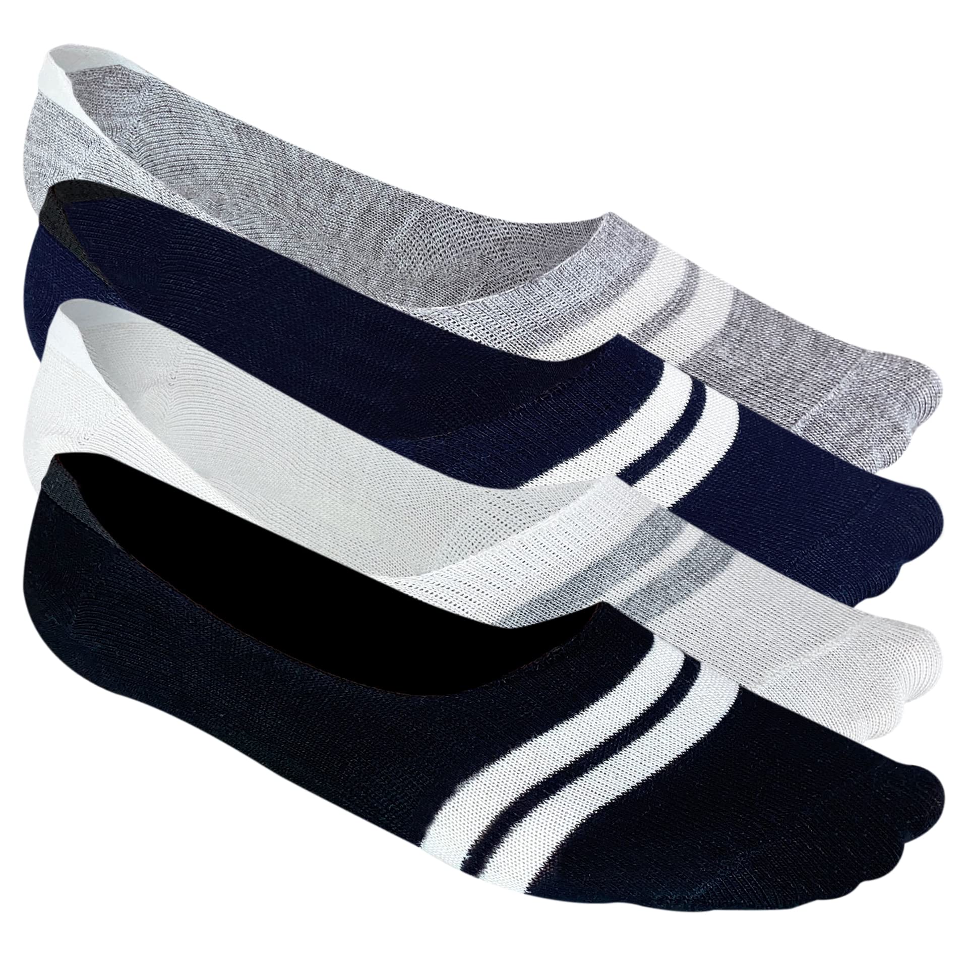 Bamboo No Show Socks for Men | Odour Free & Breathable | 3X Softer Than Cotton Socks | Low Cut Socks | Size (UK 6-10)-image-42