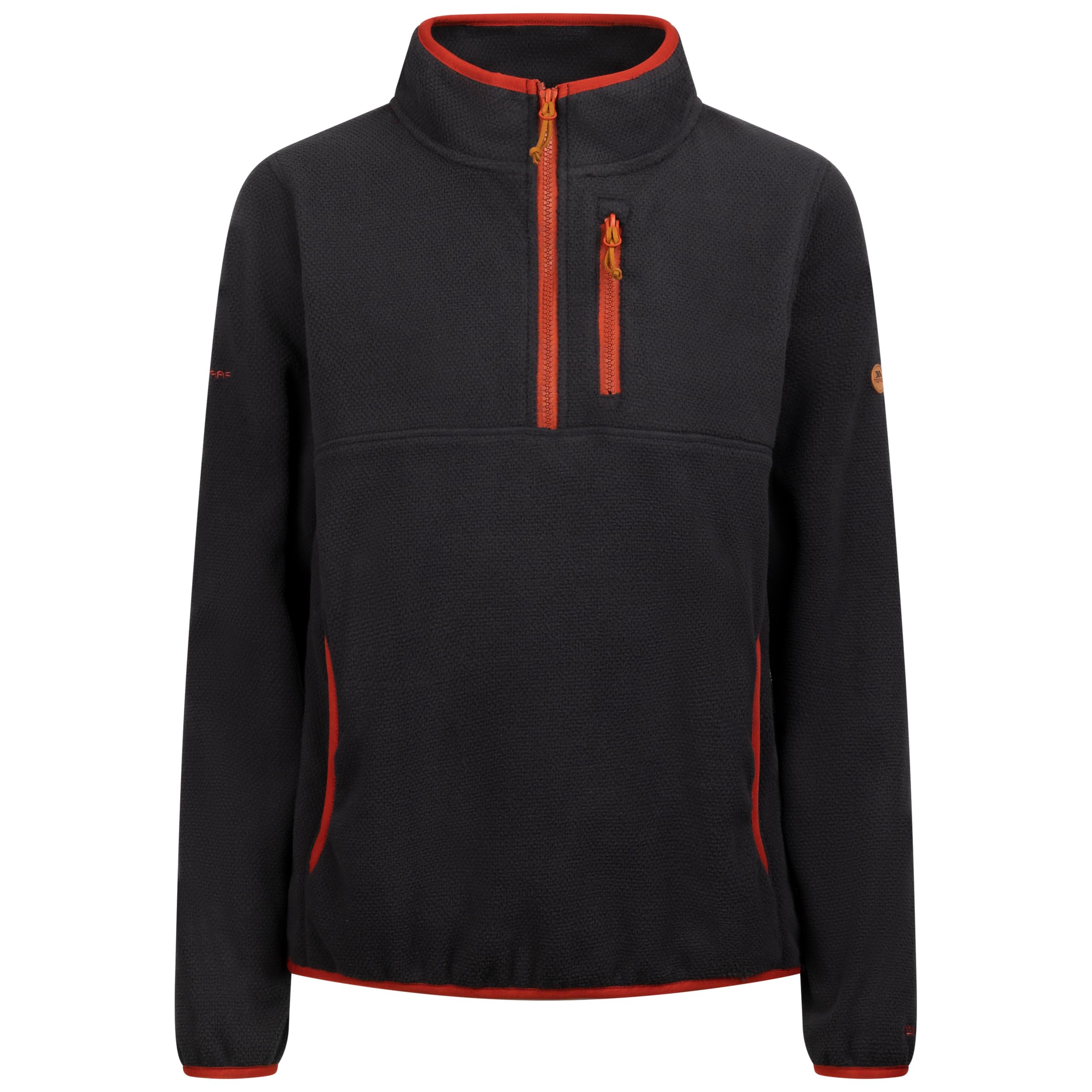 Trespass Women's Dark Flint Textured Honeycomb Fleece Tister - Half Zip Top