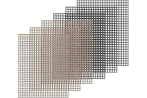 Kingrol Non-Stick Grill Mesh Mats: Enhance Your Grilling with Smoker Versatility, 6 Pack