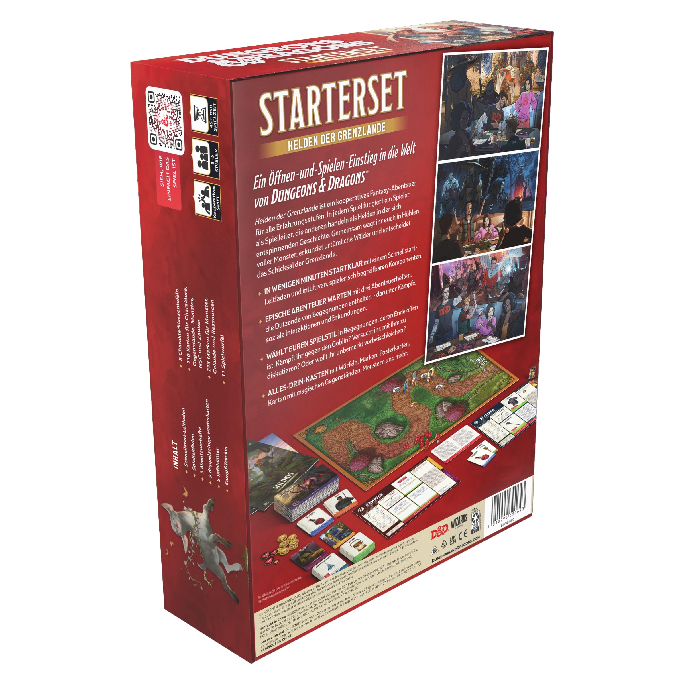 Dungeons & Dragons Starter Set: Helden der Grenzlande | D&D Fantasy-Abenteuerspiel für 3–5 Spieler (Deutsche Version)
