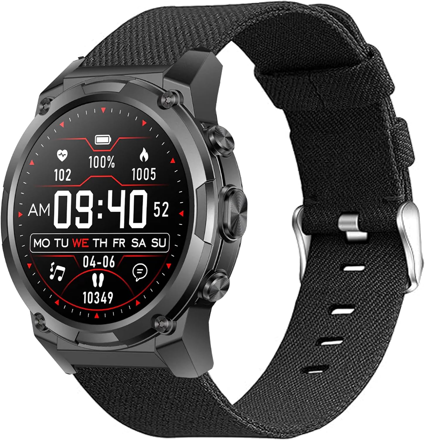 Compatible for Gard Pro Ultra 3 Bands, Quick Release Breathable Nylon Woven Fabric Replacement Accessory Strap Compatible for Gard Pro Ultra 3, ULTRA 2+, HEALTH 3 48mm, 41mm, HEALTH 2+, 2 Smart Watch