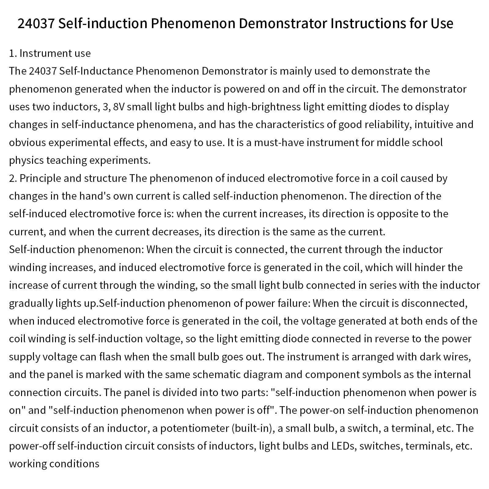 Apparecchio da laboratorio fisica Dimostratore induzione elettromagnetica sicuro per studenti Attrezzatura per esperimenti fisica