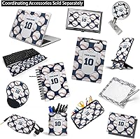 Vista 4 de Carpeta personalizada de 3 anillas de jersey de béisbol - 2 pulgadas