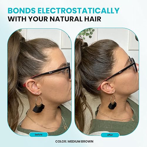 Miniatura 4 de SURETHIK Fibras capilares para adelgazar el cabello, construyendo fibras capilares para ocultar el cabello adelgazante, cabello de aspecto