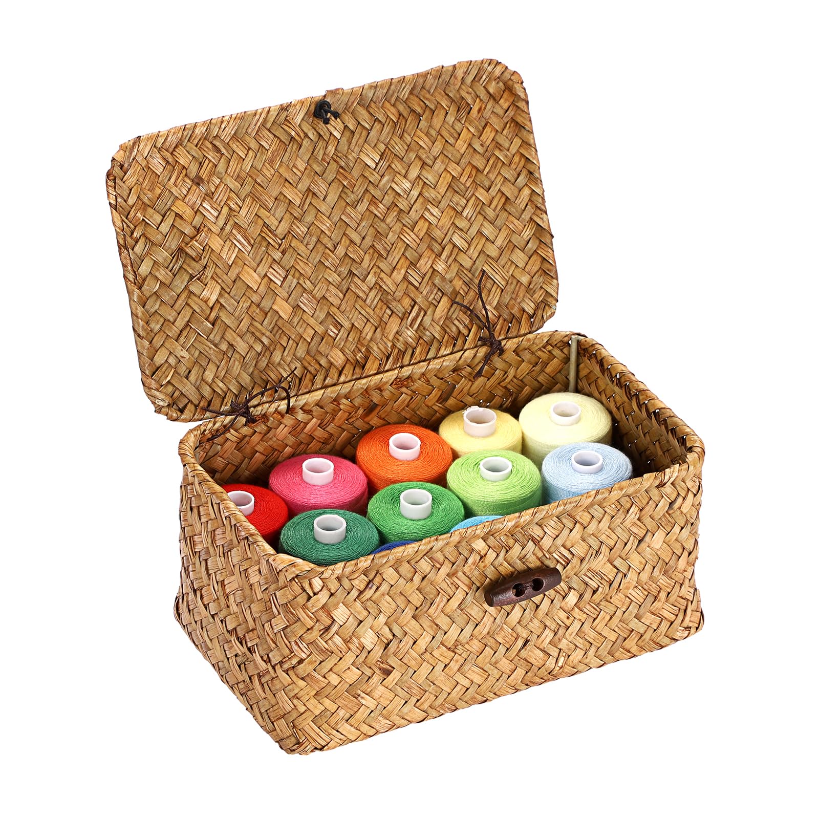 Caja decorativa de granja para ocultar el desorden del mando y llaves