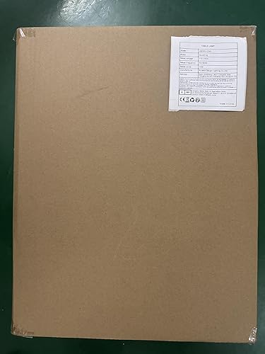 Miniatura 8 de HonoDing Lámpara pequeña de hongo, bonita lámpara de noche de cristal a rayas, lámparas de escritorio de estilo vintage, lámparas de noche para