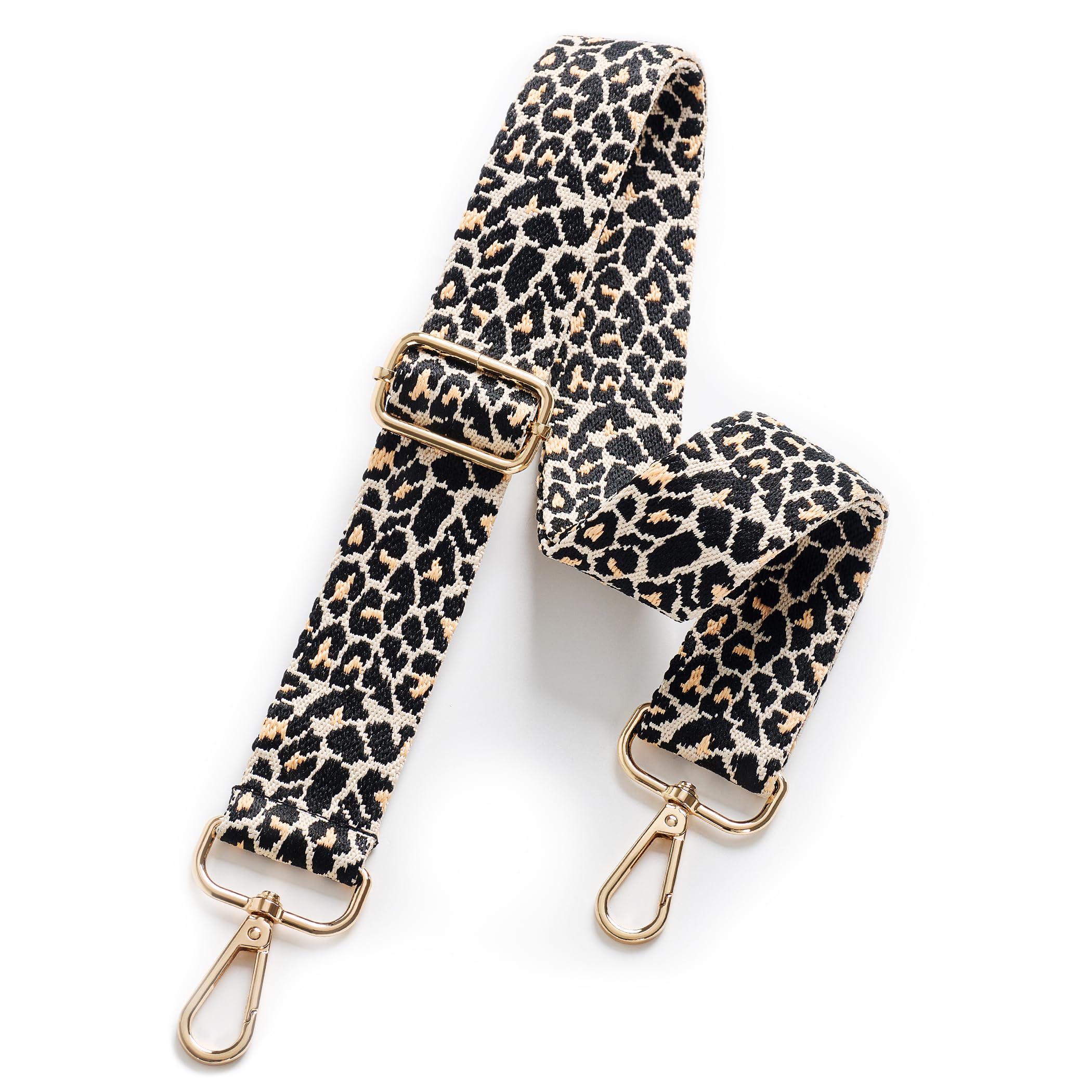 chushui Leopard Print Purse Strap for Women,Adjustable Crossbody Bag Strap