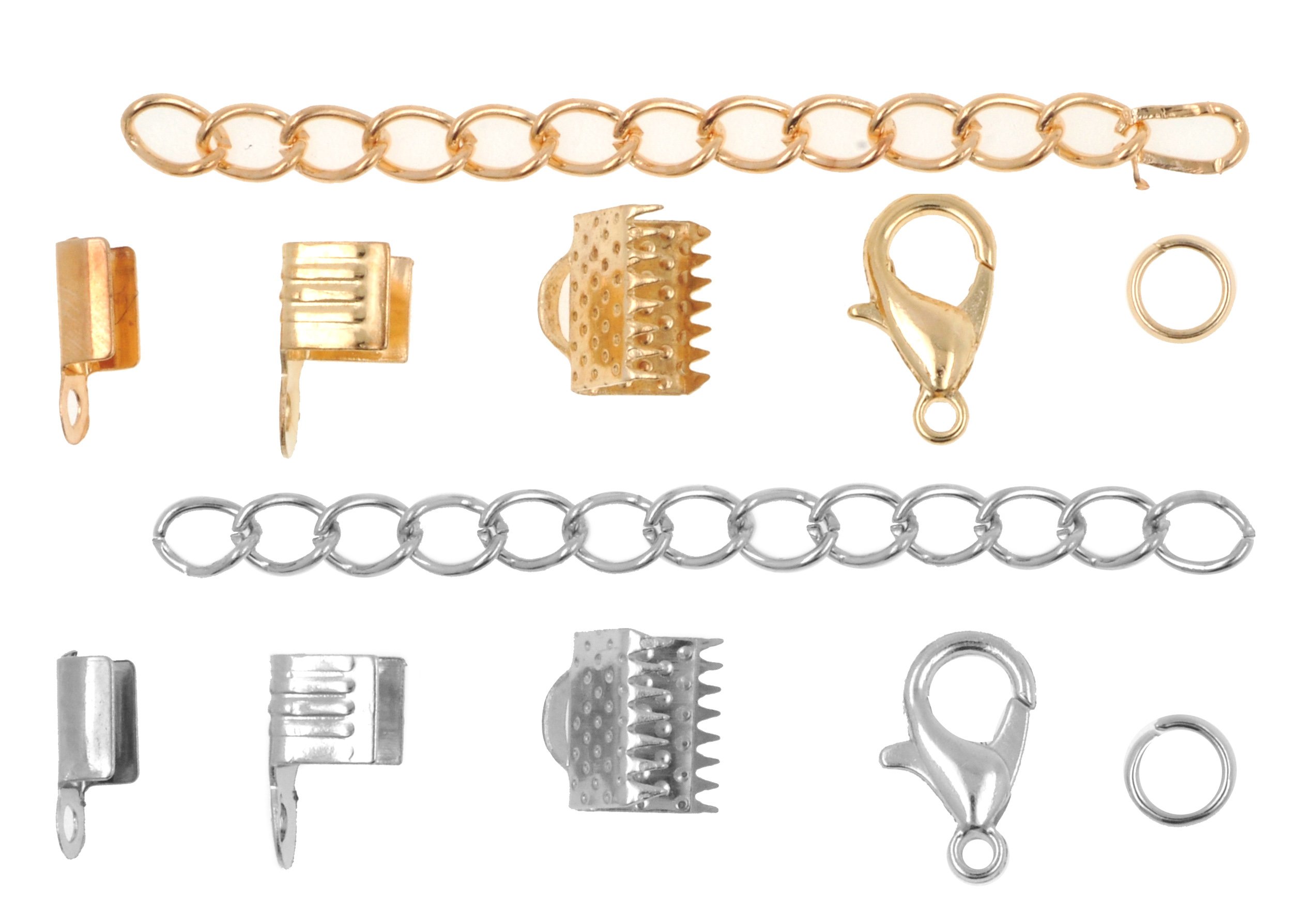 Mandala Crafts Ribbon Clamps For Jewelry Making Ribbon End Crimps