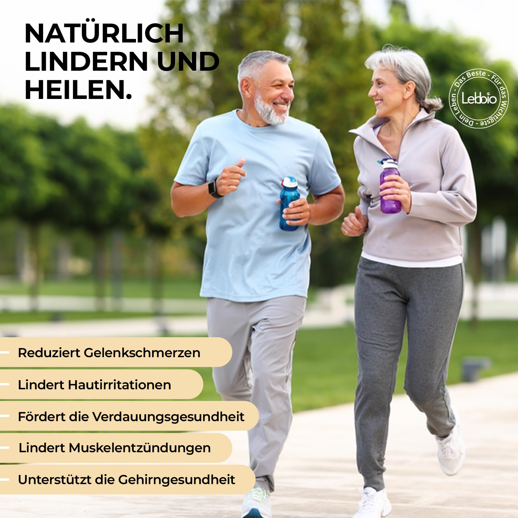 LEBBIO Huile de lin 250 ml [100 % naturelle et pressée à froid] Huile de lin vierge – Riche en acides gras oméga 3 insaturés, antioxydants et calcium, huile Flaxseed Oil non filtrée, 100 % naturelle