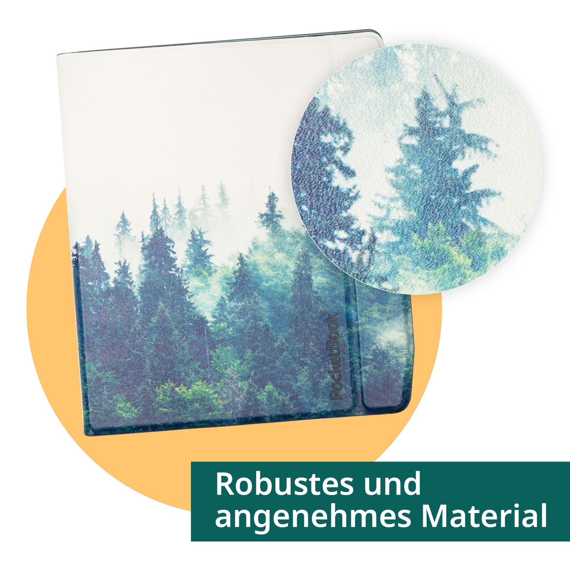 PocketBook Flip Cover - Mighty Forest Print 7"