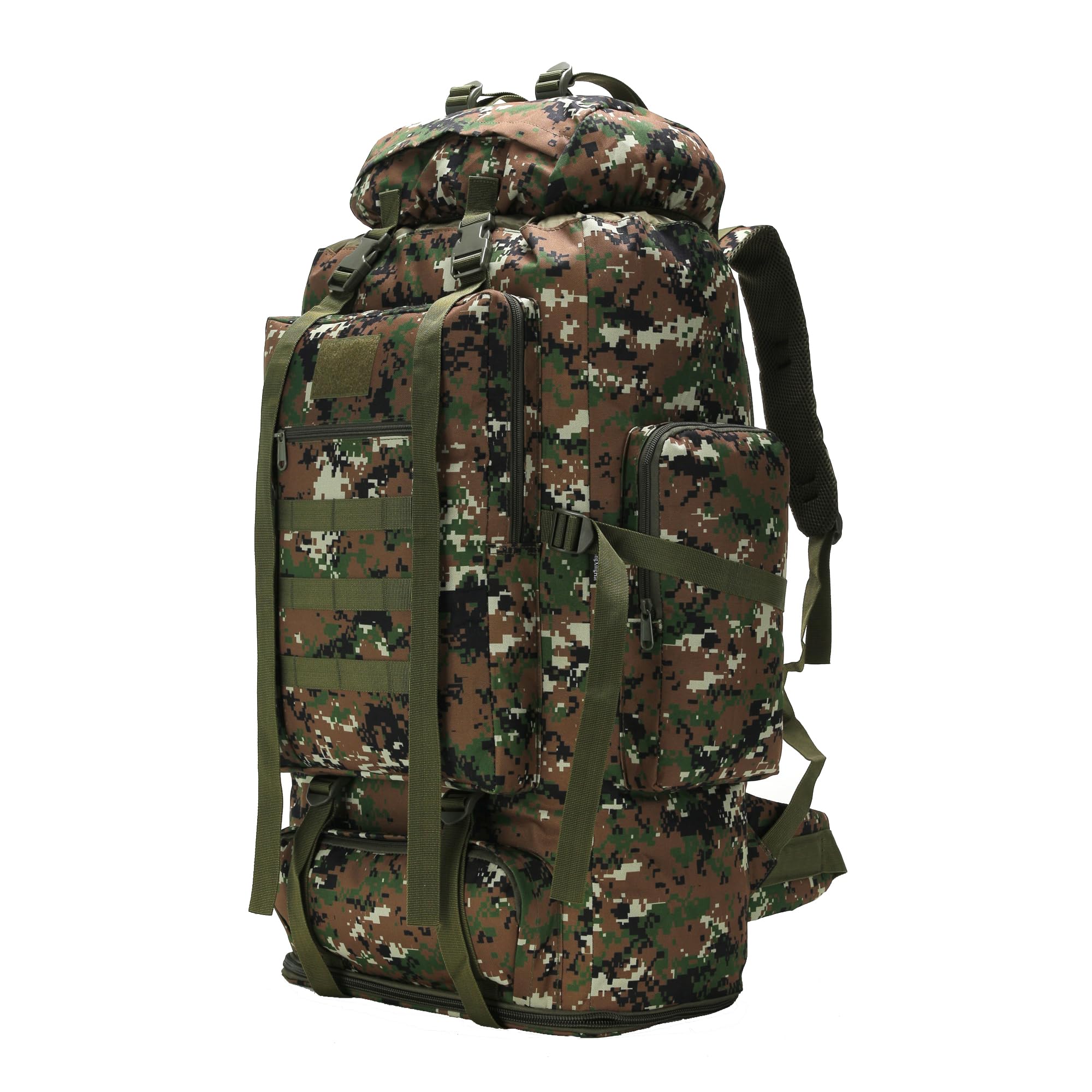 W WINTMING Hiking Backpack for Men 70L/100L Camping Backpack Military Rucksack Molle 3 Days Assault Pack for Climbing — image 1