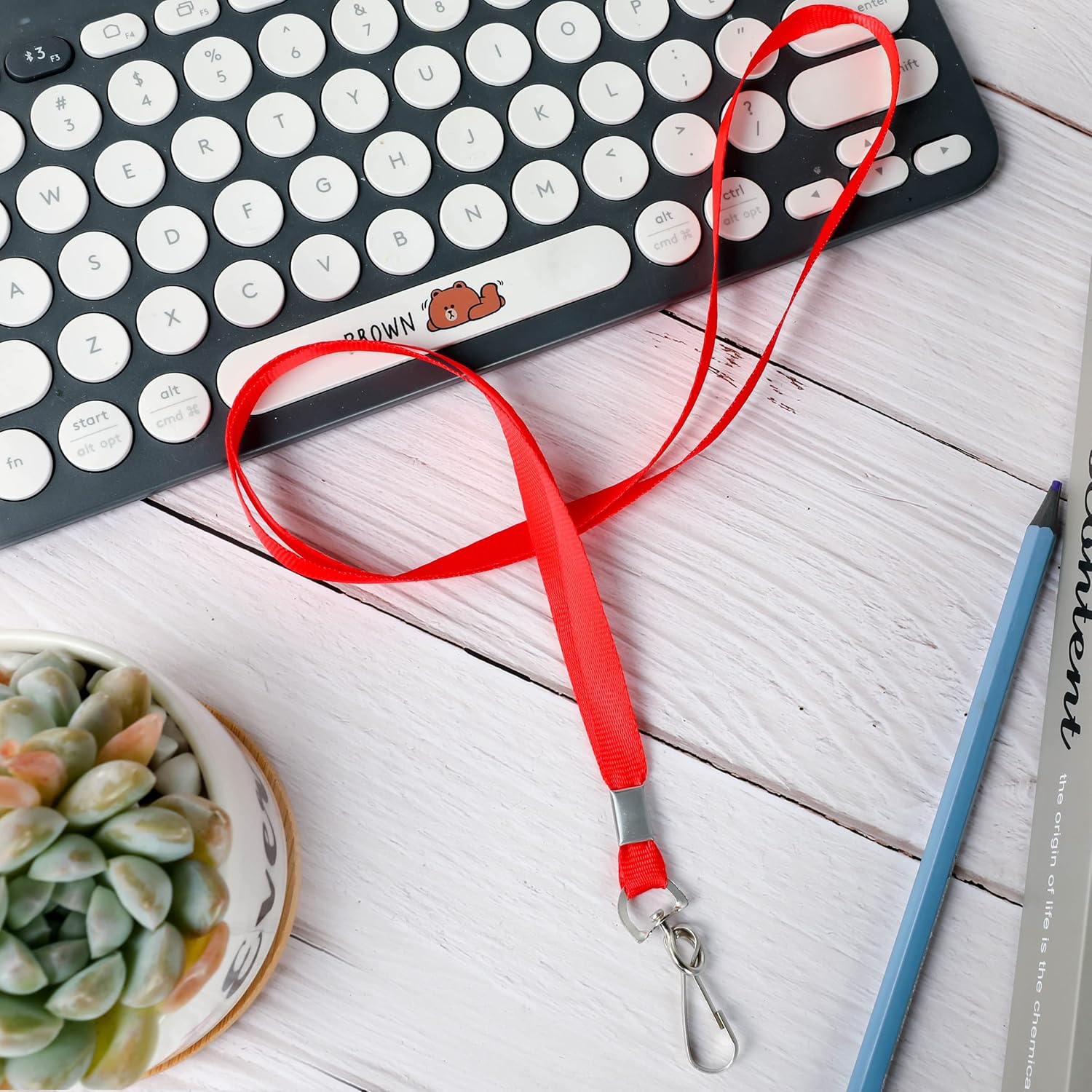 50 Pack Lanyards for Id Badges Lanyards Safety Badge Lanyard 36" with Swivel Hook - Image 5