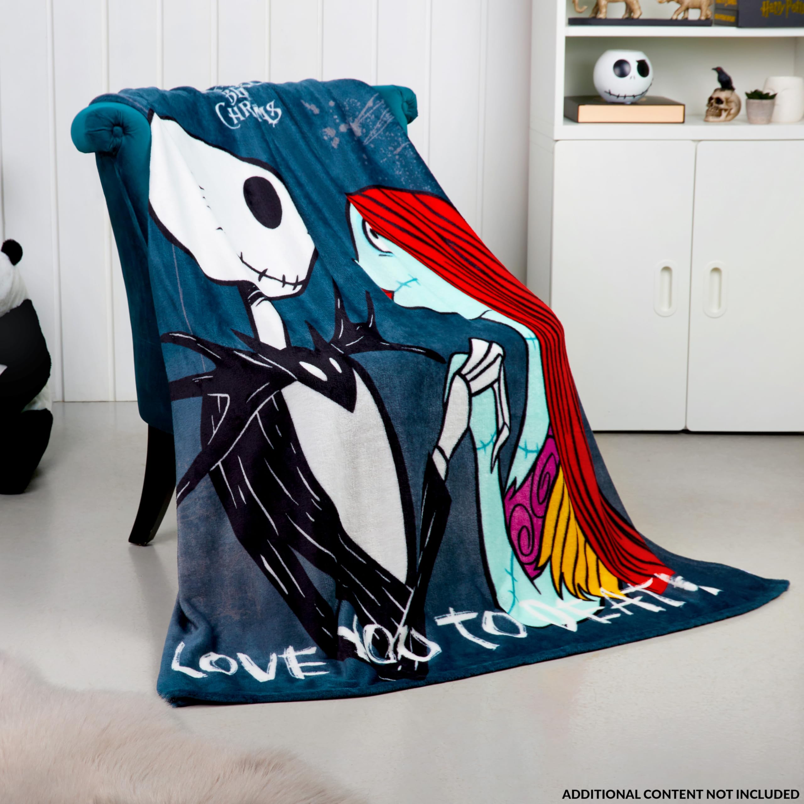 Disney The Nightmare Before Christmas Morbido Coperta Pile Letto 150 x 130cm (Multi)